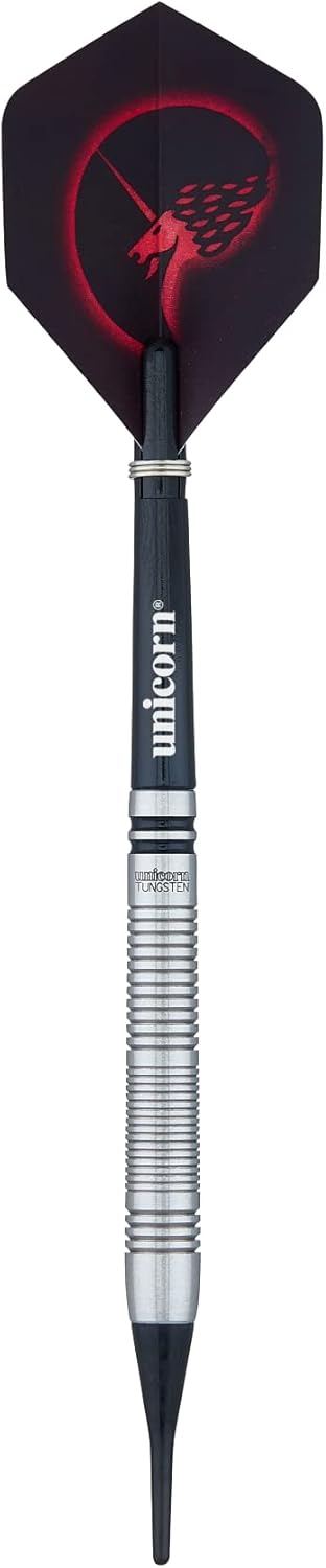 Unicorn Dart-Set mit weicher Spitze, Wolfram-Barrels | 17 g, 18 g, 19 g oder 20 g Stil 2 18 g, Stil