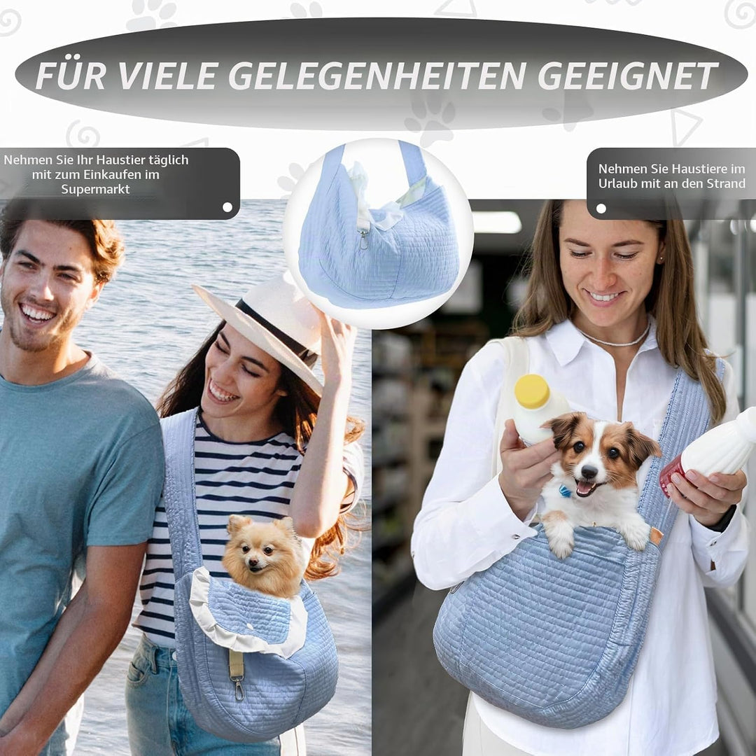 Hundetragetasche Tragetasche Hund, Tragetuch Hund, Hundetragetasche, Transporttasche für Hunde und a