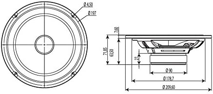 Focal ISU200 Integration ISU200 2-Wege Compo 20 cm 1 Paar / 2 Stück