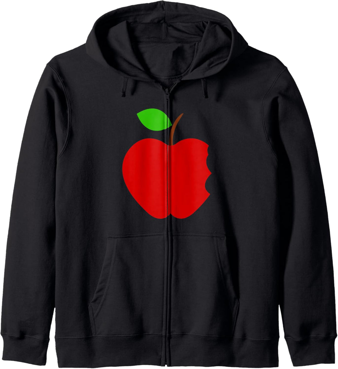 Apfel gebissen Kapuzenjacke