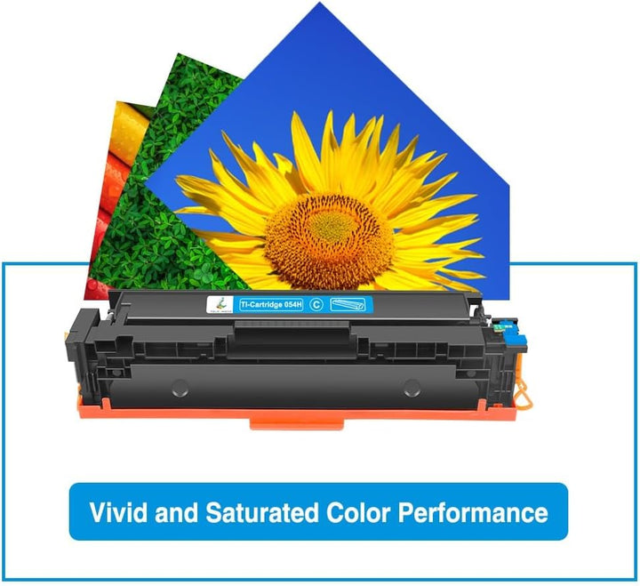 TRUE IMAGE Kompatibel Tonerkartusche als Ersatz für Canon 054H 054 Toner i-SENSYS MF645Cx MF643Cdw M