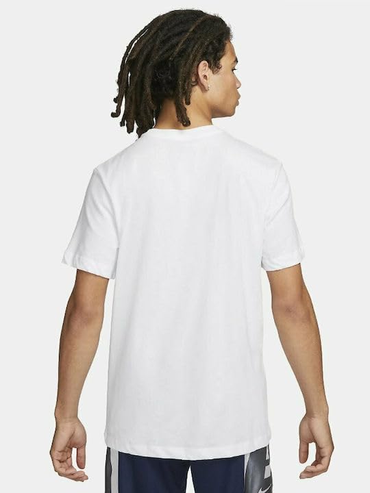 Nike Herren M Nk Df Tee Swoosh Sweatshirt S Weiss, S Wei&#xDF;