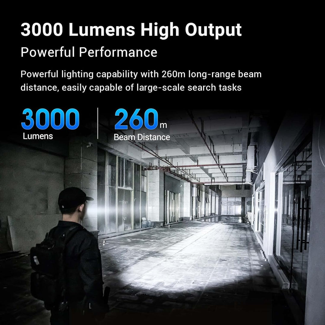 NEXTORCH P84 Taschenlampe 3000 Lumen