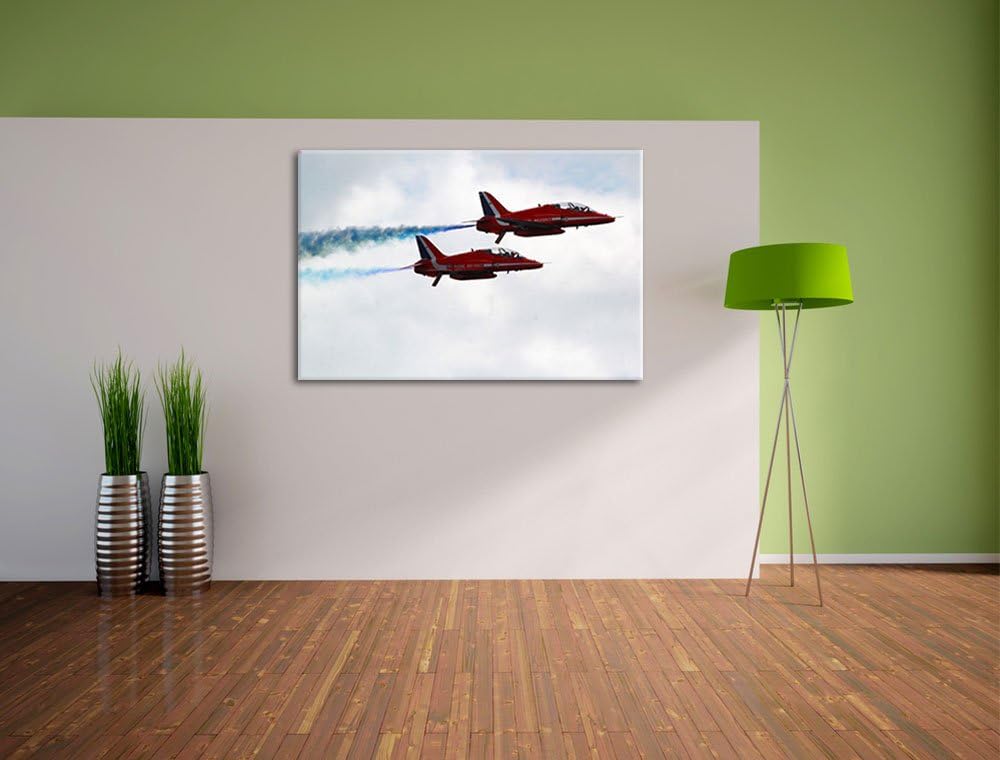 Pixxprint Royal Air Force 100x70cm Leinwandbild Wandbild Kunstdruck, 100x70