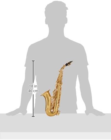 Roy Benson Bb Sopran Saxophon MODEL SG-302 gebogen lack., inkl. Etui, SG-302