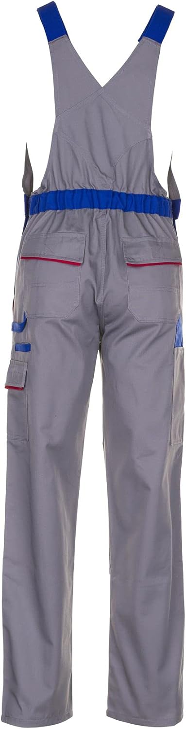 Planam Highline Herren Latzhose Zink Kornblau rot Modell 2333 Grösse 70 zink/kornblau/rot 70, zink/k