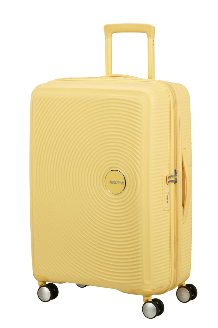 American Tourister Soundbox - Hartschalen-Koffer Mittelgross, 67 cm - Trolley mit 4 Rollen, TSA-Schl