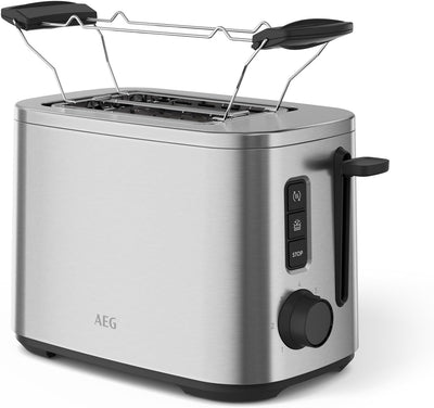 AEG T5-1-4ST Toaster Deli 5 / 7 Toasteinstellungen / Countdown-Timer / Stopp-, Auftau-, Aufwärmknopf