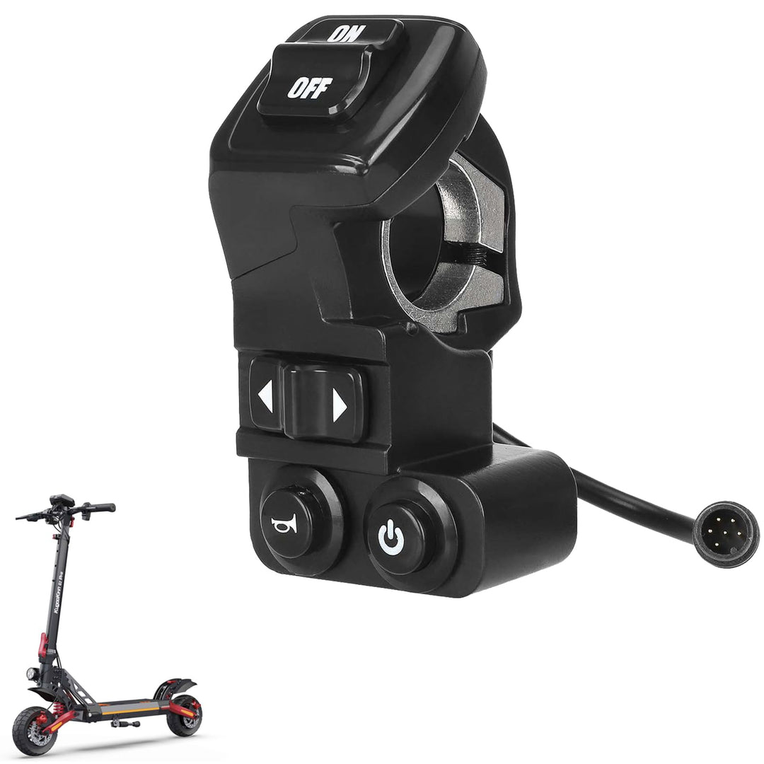 4-in-1-Schalter für Kukirin G2 Pro/G2 Pro DB/G2 Max Elektroroller, wasserdicht für Trompete, Blinker