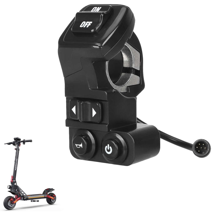 4-in-1-Schalter für Kukirin G2 Pro/G2 Pro DB/G2 Max Elektroroller, wasserdicht für Trompete, Blinker