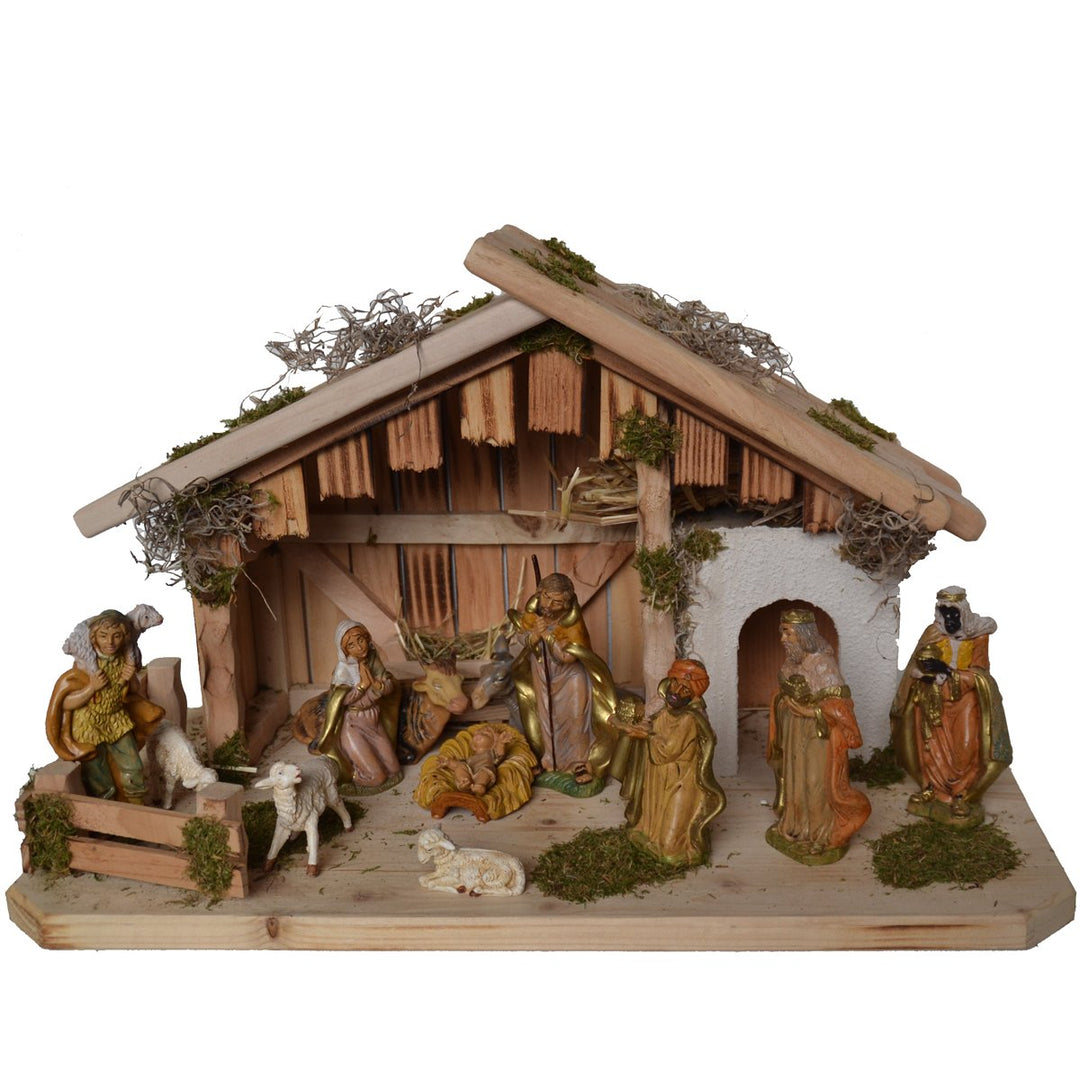 Alfred Kolbe Krippen Weihnachtskrippe, Braun,