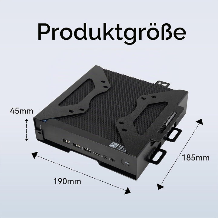 Shinar Metall halter Kompatibel mit Dell Mini-PC-Halterung Montagebügel Form Factor Gehäuse, VESA-Ha