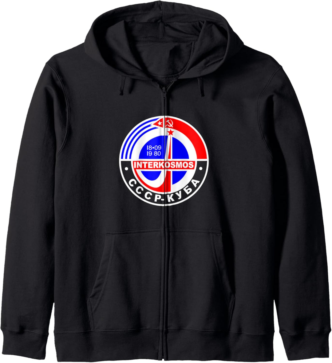 Interkosmos T-Shirt CCCP UdSSR Sowjetunion Raumkommunist Kapuzenjacke