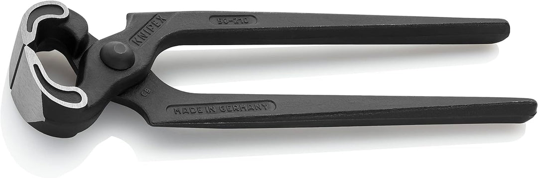 KNIPEX Kneifzange 210 mm, 50 00 210 SB 210 mm Ohne Griffhüllen, Schwarz SB-Verpackung, 210 mm Ohne G