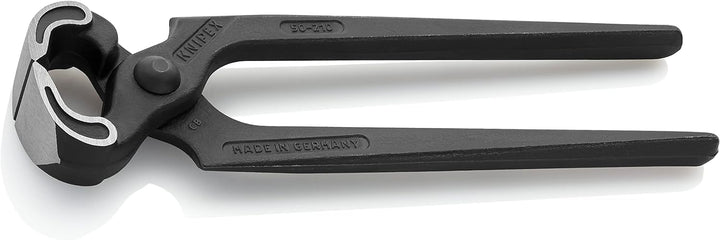 KNIPEX Kneifzange 210 mm, 50 00 210 SB 210 mm Ohne Griffhüllen, Schwarz SB-Verpackung, 210 mm Ohne G