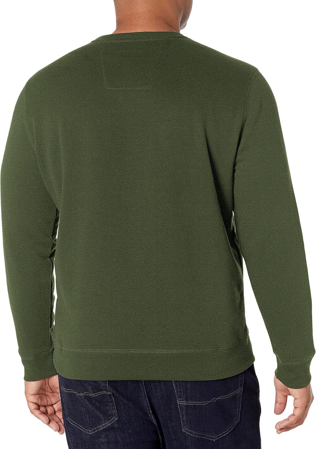 Nautica Herren Basic Crew Neck Fleece Sweatshirt, Kiefernwald