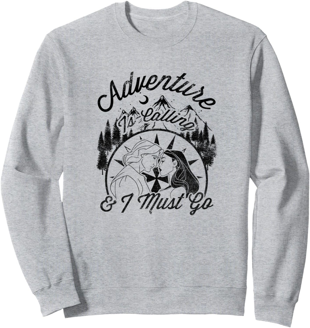 Disney Pocahontas Adventure Is Calling And I Must Go Sweatshirt