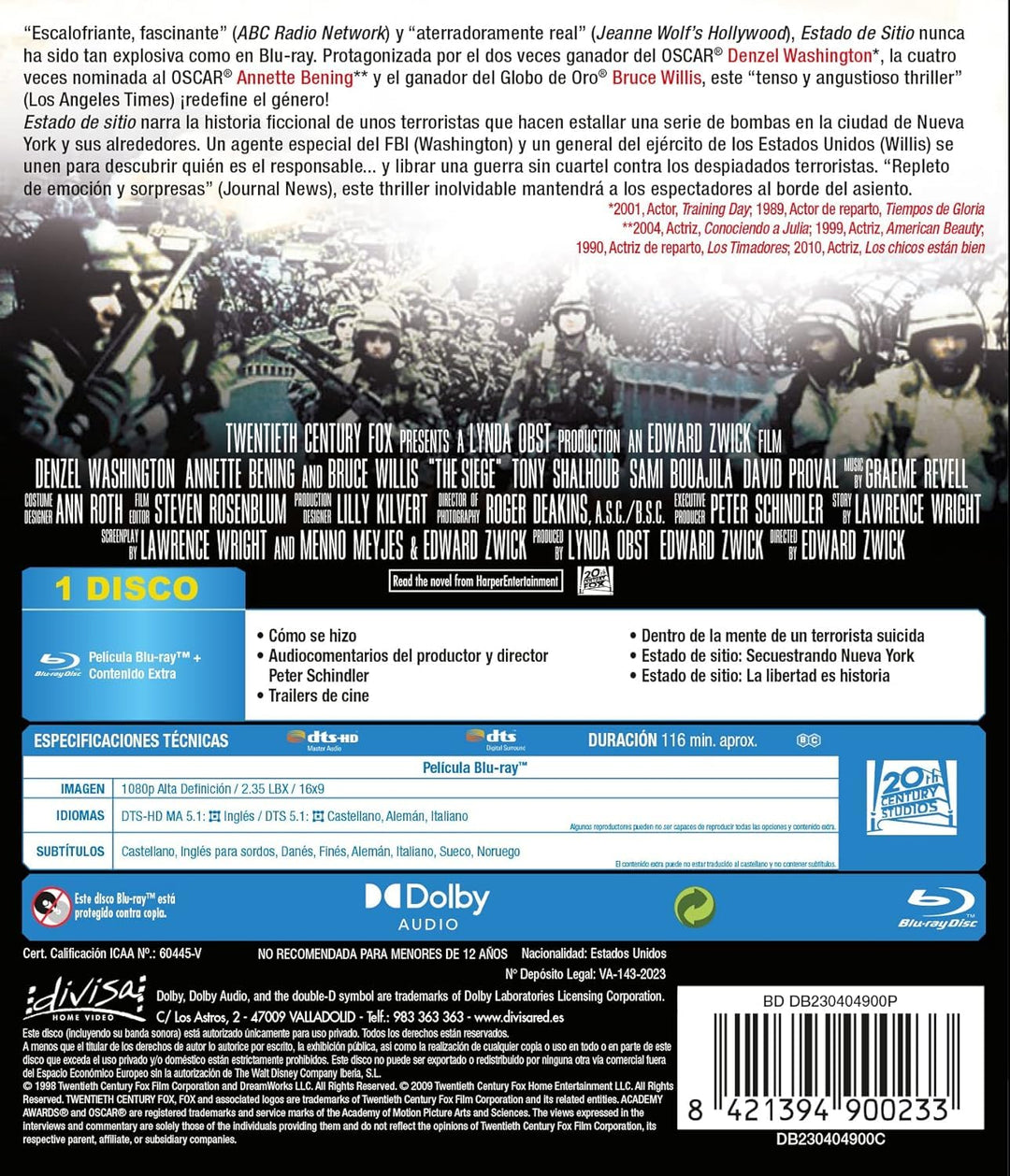 Ausnahmezustand (1998) ) Blu Ray mit deutschem Ton, Blu-ray
