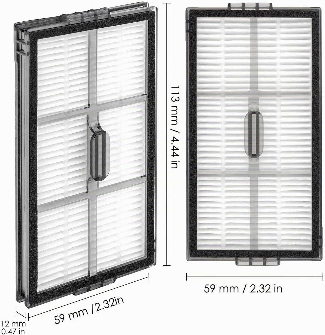 (8 Stück) Saros 10R Ersatz-HEPA-Filter für Roborock Saros 10R, Qrevo Curv 2 Pro, Q revo CurvX Saugro