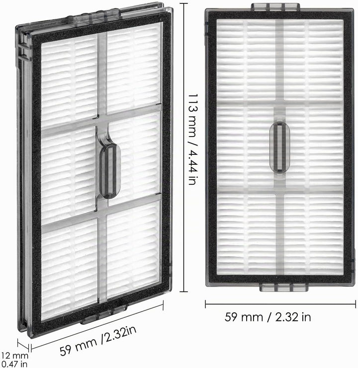 (8 Stück) Saros 10R Ersatz-HEPA-Filter für Roborock Saros 10R, Qrevo Curv 2 Pro, Q revo CurvX Saugro