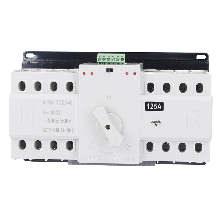 Dual Power Automatischer Transferschalter AC 400V 4P 125A ATS CB Automatik Notstrom Netz Umschalter