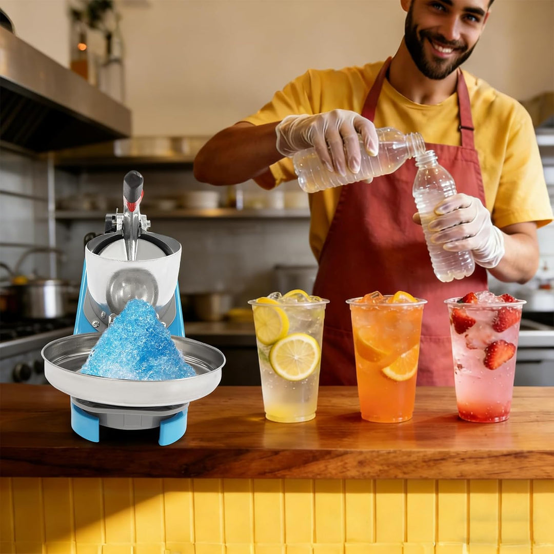 Elektrischer Ice Crusher, Edelstahl Eiszerkleinerer Crusheisbereiter, Kapazität von zerstossenem Eis
