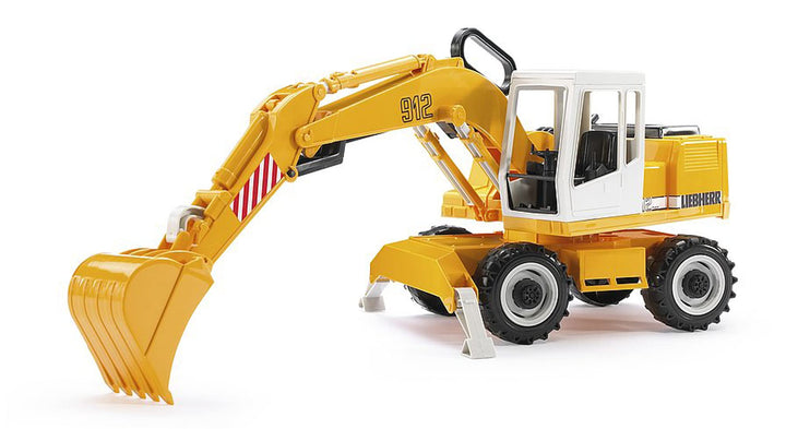 bruder 02426 - Liebherr Schaufelbagger - 1:16 Baustelle, Baufahrzeug, Löffelbagger, Arbeiter, bworld