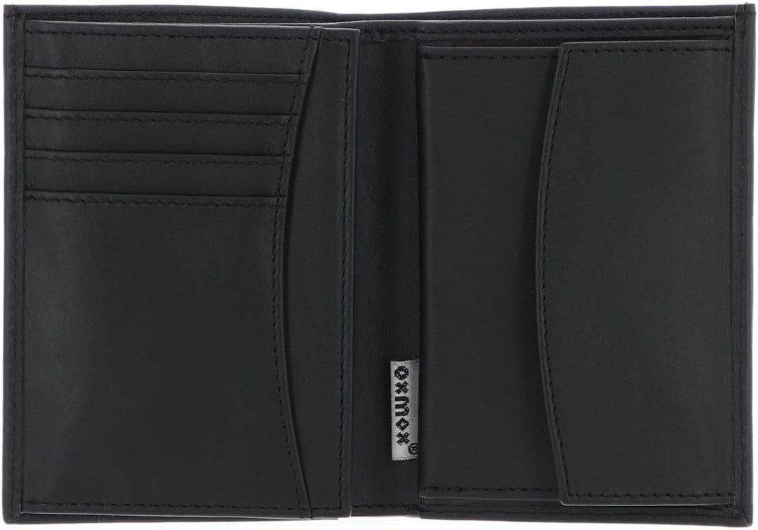 Oxmox Leather Kombibörse 12 cm black Schwarz, Schwarz