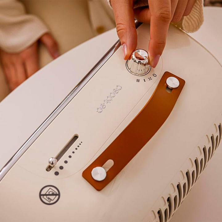 Cecotec Keramik-Heizlüfter für den Tisch mit niedrigem Verbrauch – ReadyWarm 1500 Ceramic Retro. 150