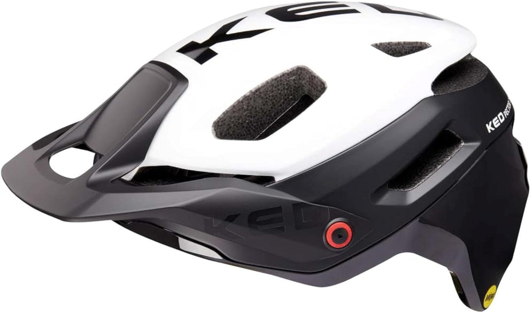 KED Pector ME1 MTB Fahrrad Helm schwarz/weiss 2023 L (58-61 cm), L (58-61 cm)