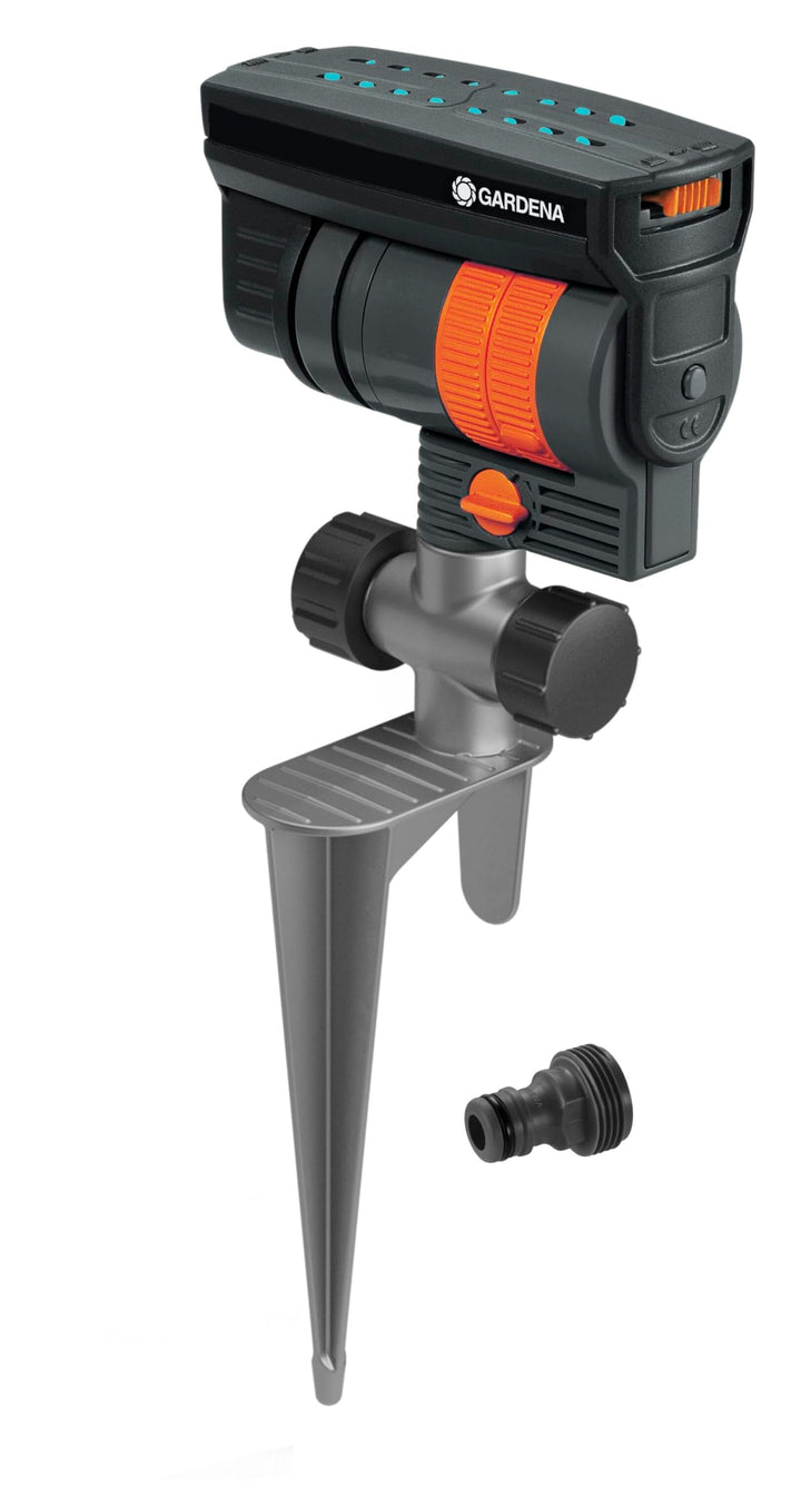 Gardena Oszillierender Sprinkler „ZoomMaxx“ auf Metallstufenspitze Schwingend