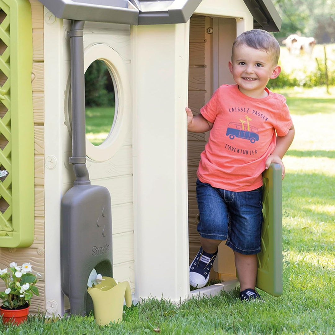 Smoby Life - Regenfass mit Giesskanne aus min. 70% recyceltem Material – Zubehör, Sammlung von Regen