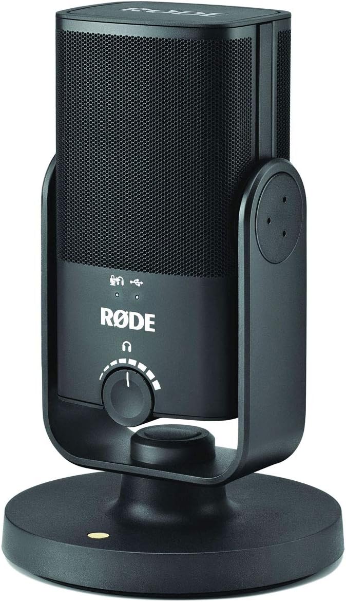 Rode NT-USB Mini Kondensator-USB- Podcast Mikrofon + keepdrum MS138 Gelenkarm-Stativ Black NT-USB Mi