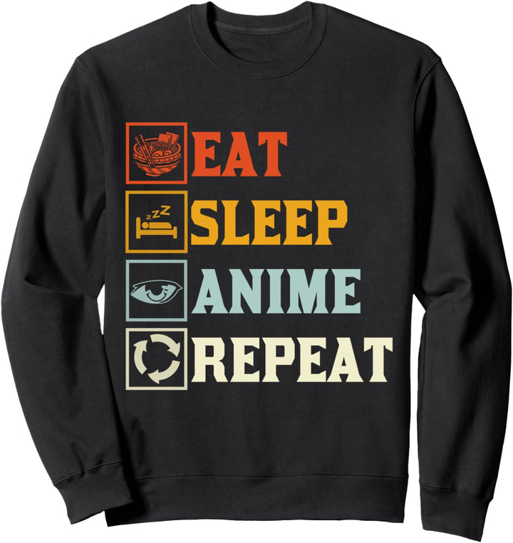 Japanischer Manga Kawaii Otaku Ramen Nudeln Lustiges Anime Sweatshirt