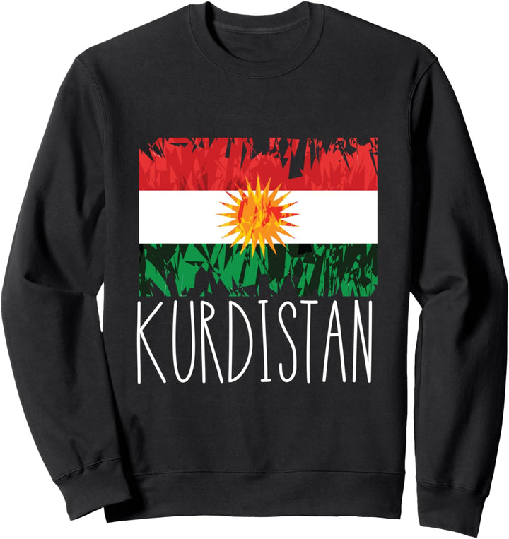 Kurdistan Stern Kurden Flagge Iraner und Iraker Heimat Erbil Sweatshirt
