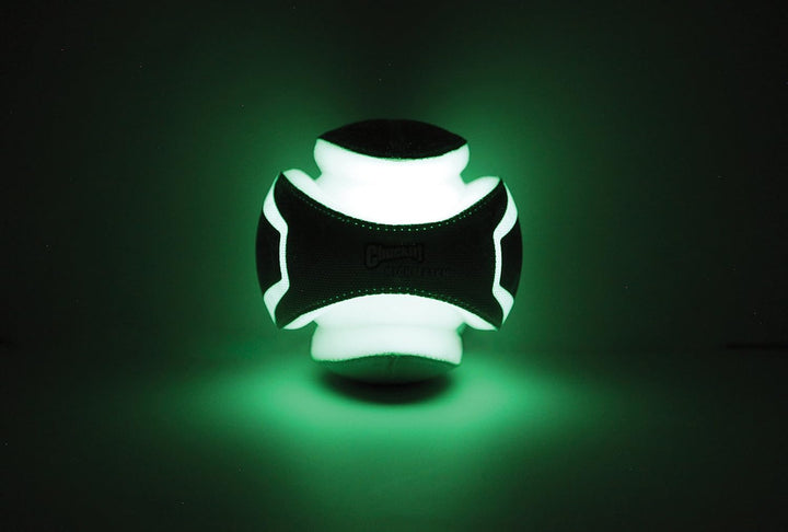 Chuckit Max Glow Kick Fetch , Small Grün Small, Grün Small