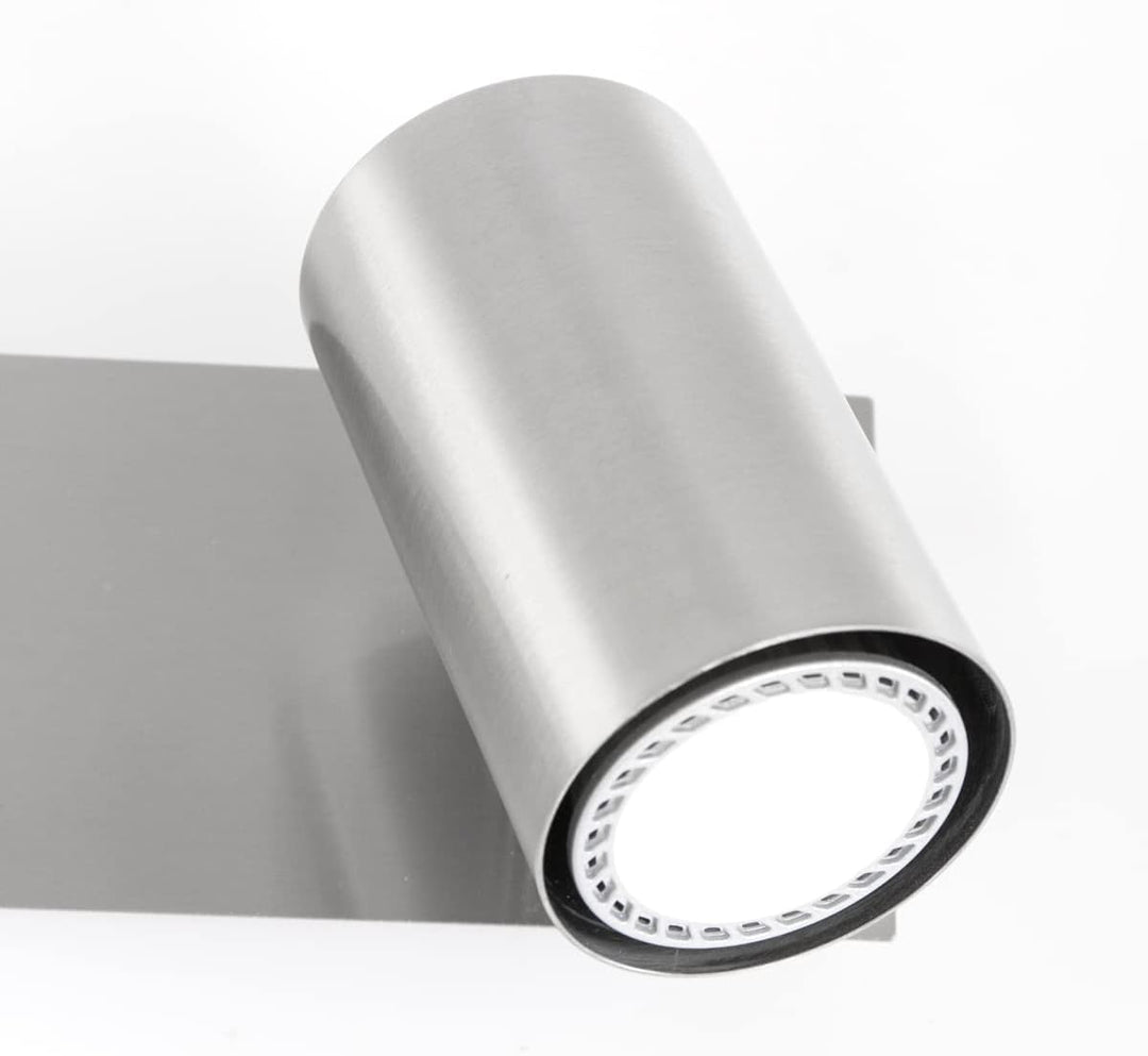 Trio Leuchten Balken in Nickel matt, Spotbalken 2-flammig, exklusiv 2xGU10, Länge: 30 cm 802400207,