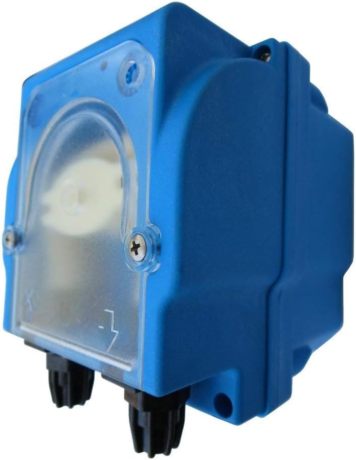 alfa-pool Dosierpumpe, Schlauchpumpe PVG 230V regelbar 4,0-12,0 l/h mit Betriebsanzeige und Leermeld
