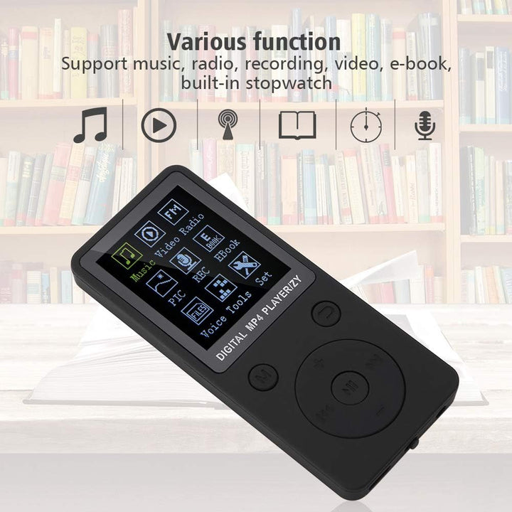 Dpofirs Music MP4-Player für Studenten, tragbare MP3-Player für Sport, multifunktionale MP4-Unterstü