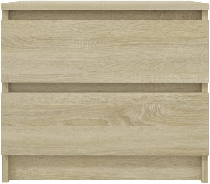vidaXL Nachttisch mit 2 Schubladen Nachtschrank Nachtkonsole Nachtkommode Schlafzimmer Schrank Kommo