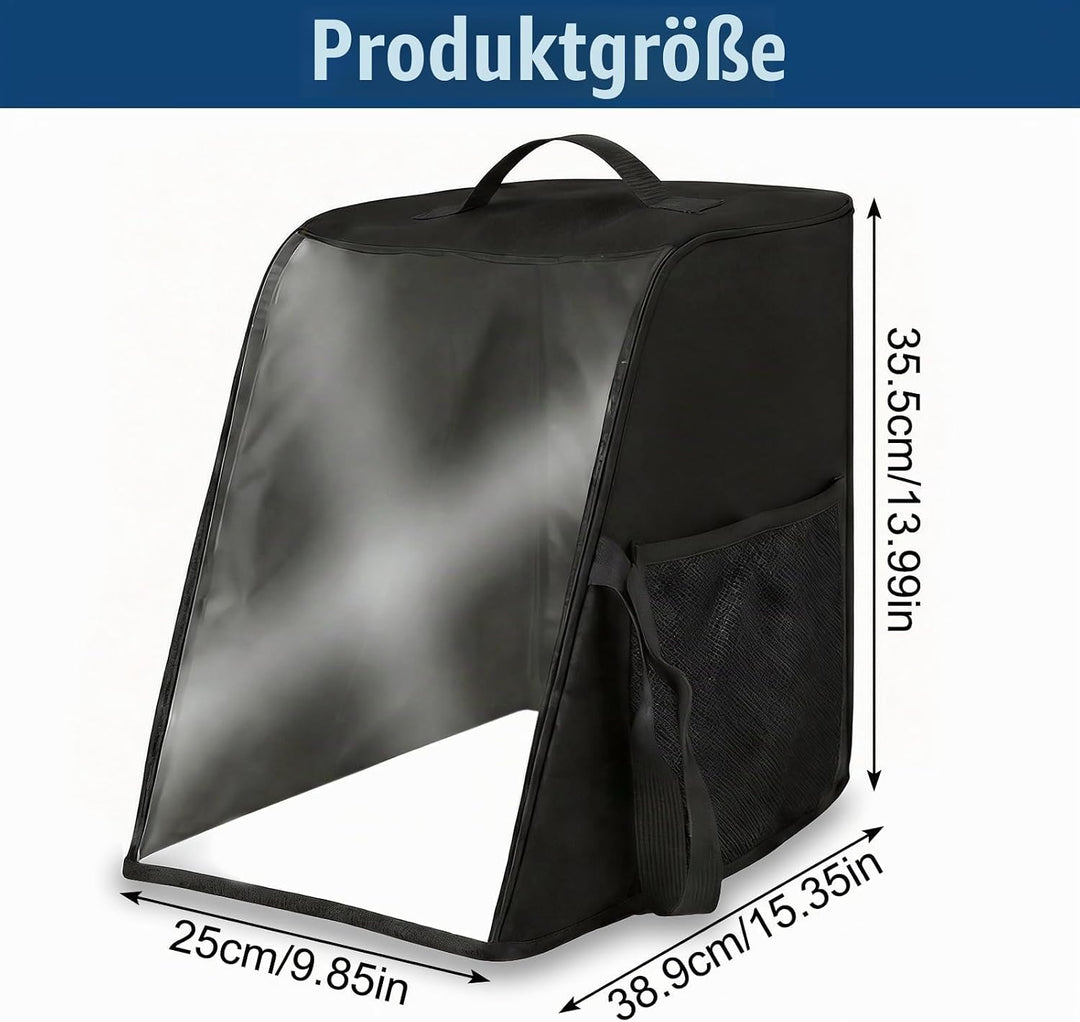 Abdeckhaube für Thermomix TM7, Wasserdichte und staubdichte Schutzhülle mit transparentem Sichtfenst