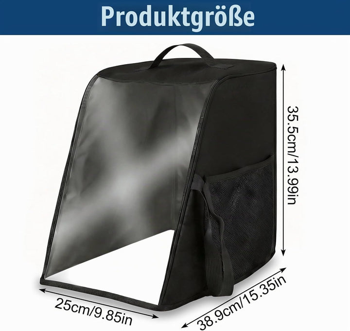Abdeckhaube für Thermomix TM7, Wasserdichte und staubdichte Schutzhülle mit transparentem Sichtfenst