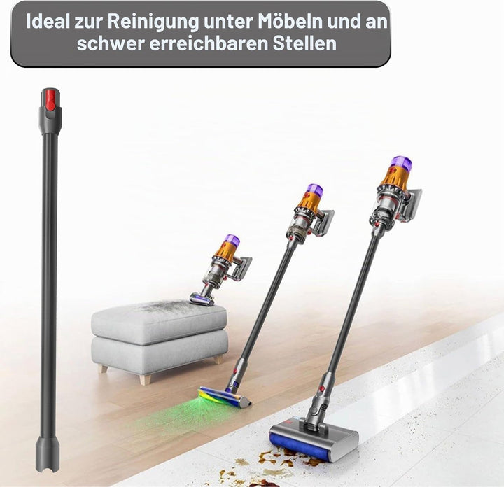 Ersatzteile Verlängerungsrohr für Dyson V12 Detect Slim Staubsauger, Saugrohr Länge 74 cm, Rohr Ersa