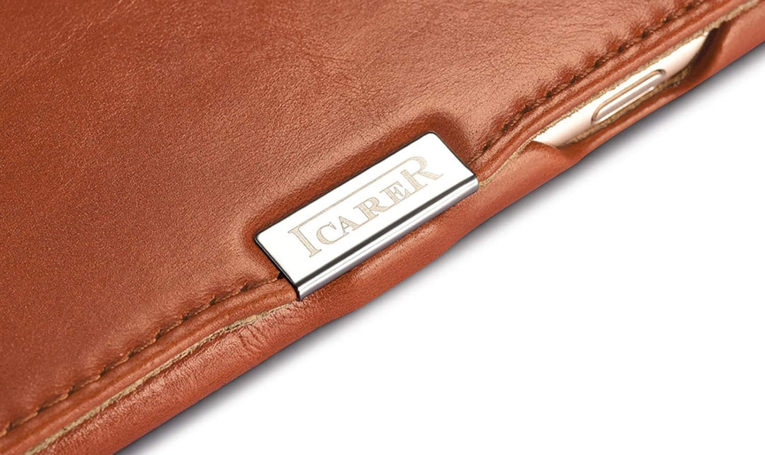 ICARER Hülle passend für Apple iPhone 8 Plus und iPhone 7 Plus (5.5 Zoll), Handyhülle mit echtem Led