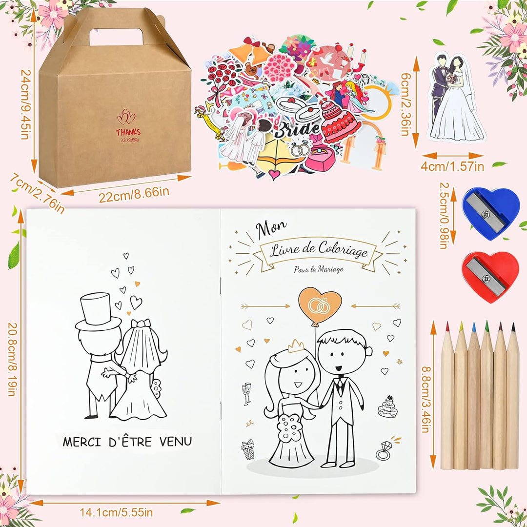 Ulikey Hochzeitsmalbuch Kinder, Französische Fassung