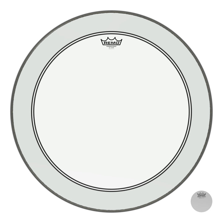 Remo P3-1322-C2 Bass-drum Powerstroke 3 Clear 55,8 cm (22 Zoll) 22", 22"