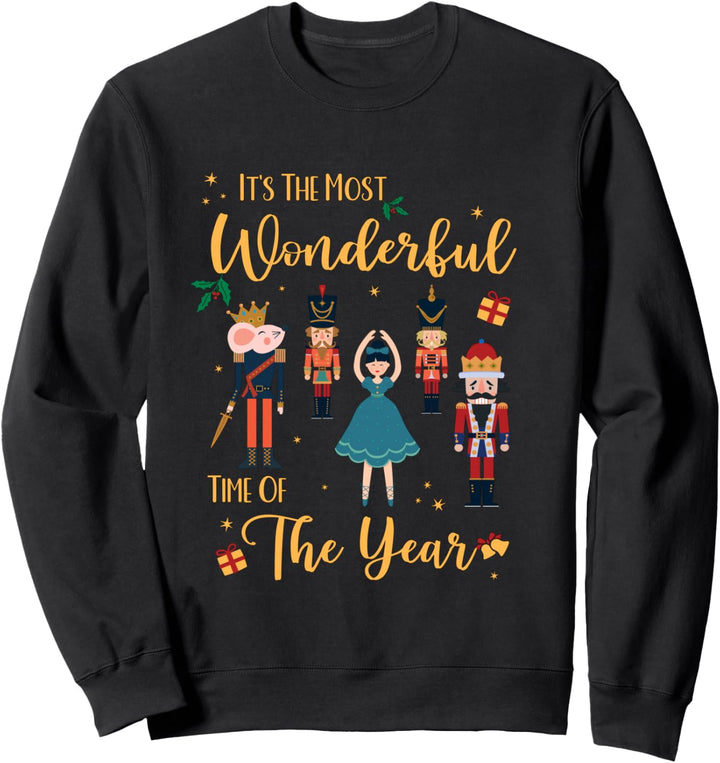 Märchen Klara Nussknacker Figur Prinz Ballett Weihnachts Sweatshirt