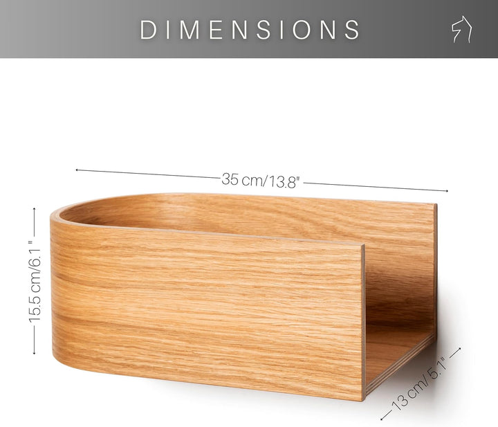 Wandmontierter Pflanzgefäss für den Innenbereich, Pflanzenregal aus Holz, hängende schwebende Ausste