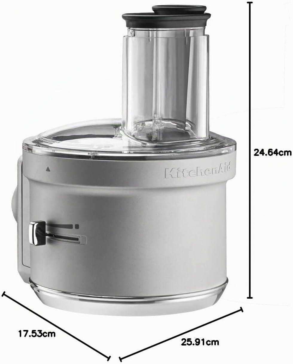 KitchenAid KSM2FPA Küchenmaschinenaufsatz, Würfelset, Silber, KSM2FPA