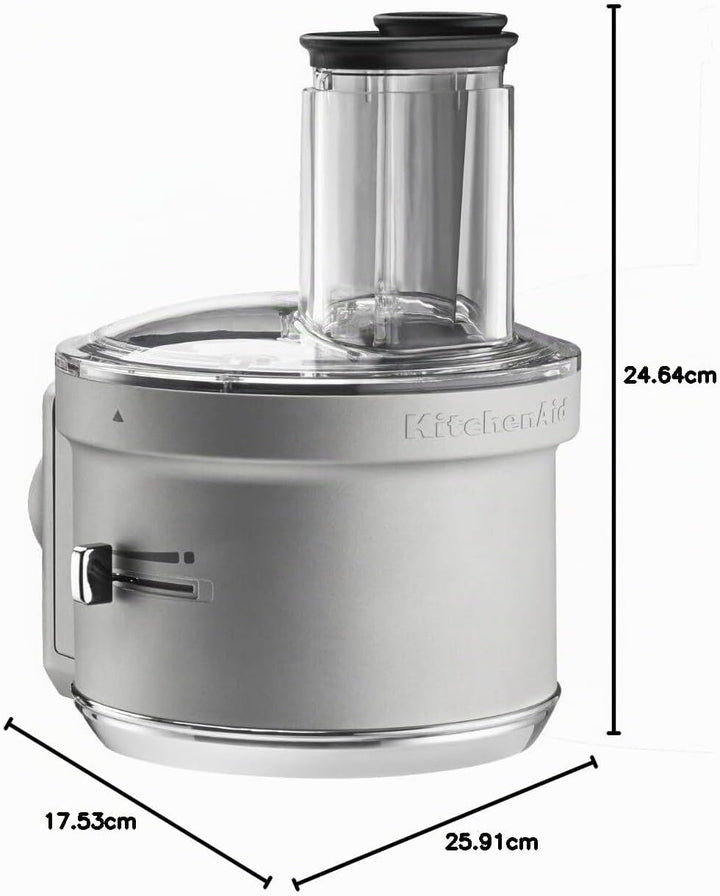 KitchenAid KSM2FPA Küchenmaschinenaufsatz, Würfelset, Silber, KSM2FPA